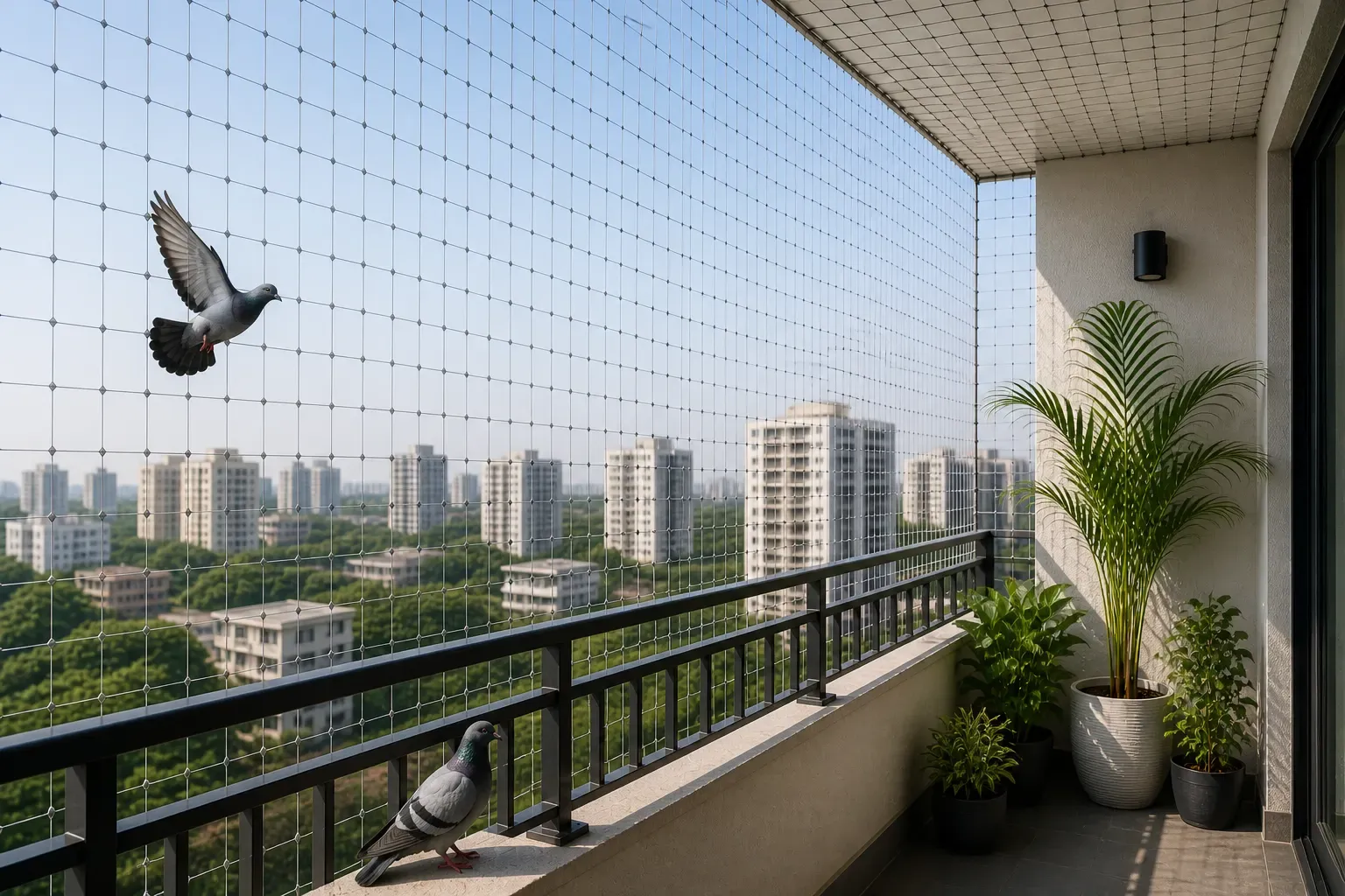 Pigeon safety nets in Chennai