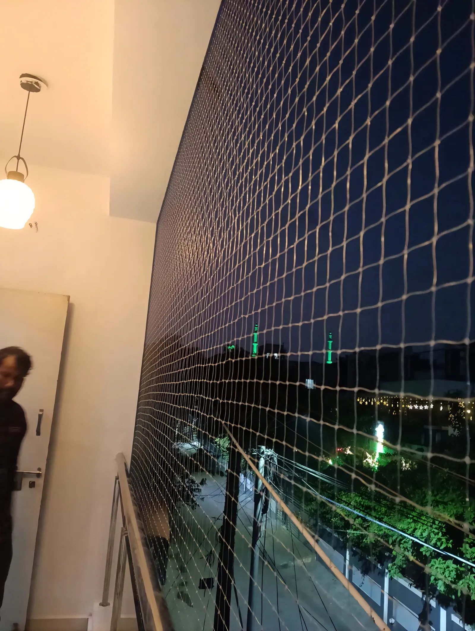 Balcony safety net installation in Egmore