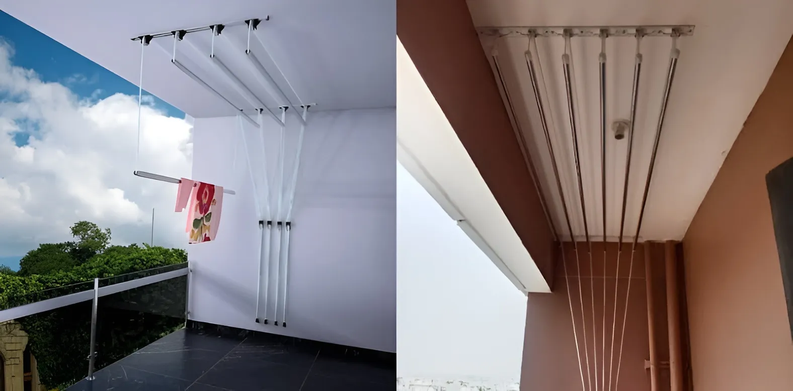 Ceiling cloth hanger installation in Besant Nagar